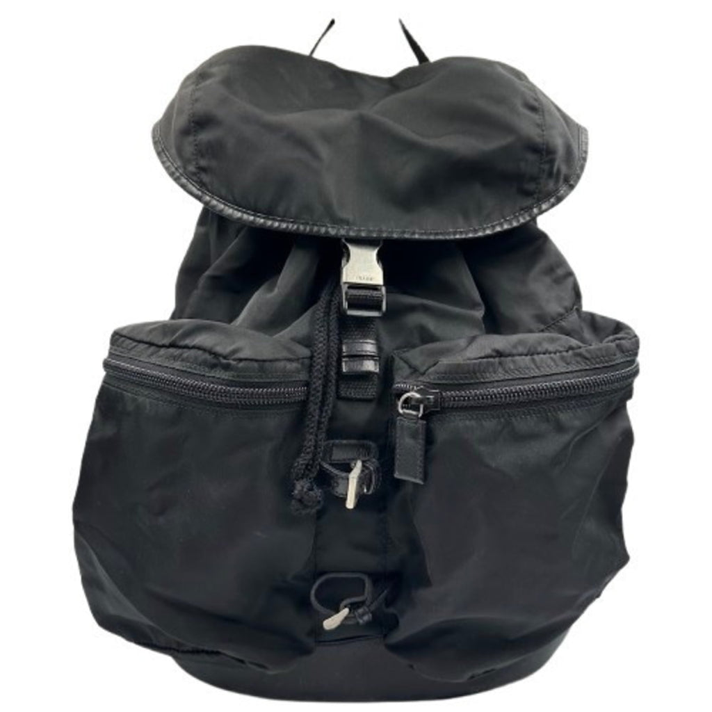 Prada Black Nylon Backpack (Pre-Owned)