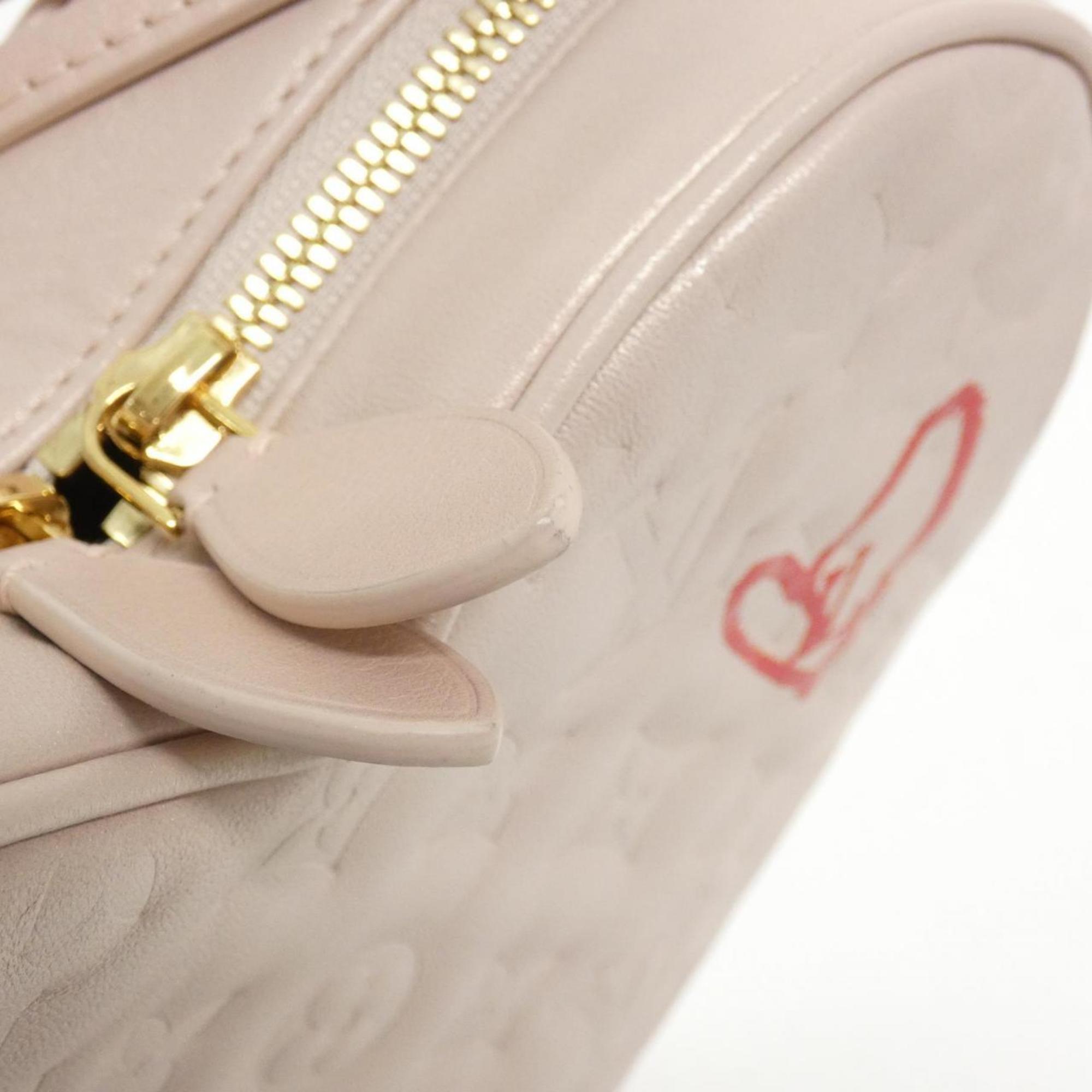 Louis Vuitton Rose Leather Shoulder Bag (Pre-Owned)