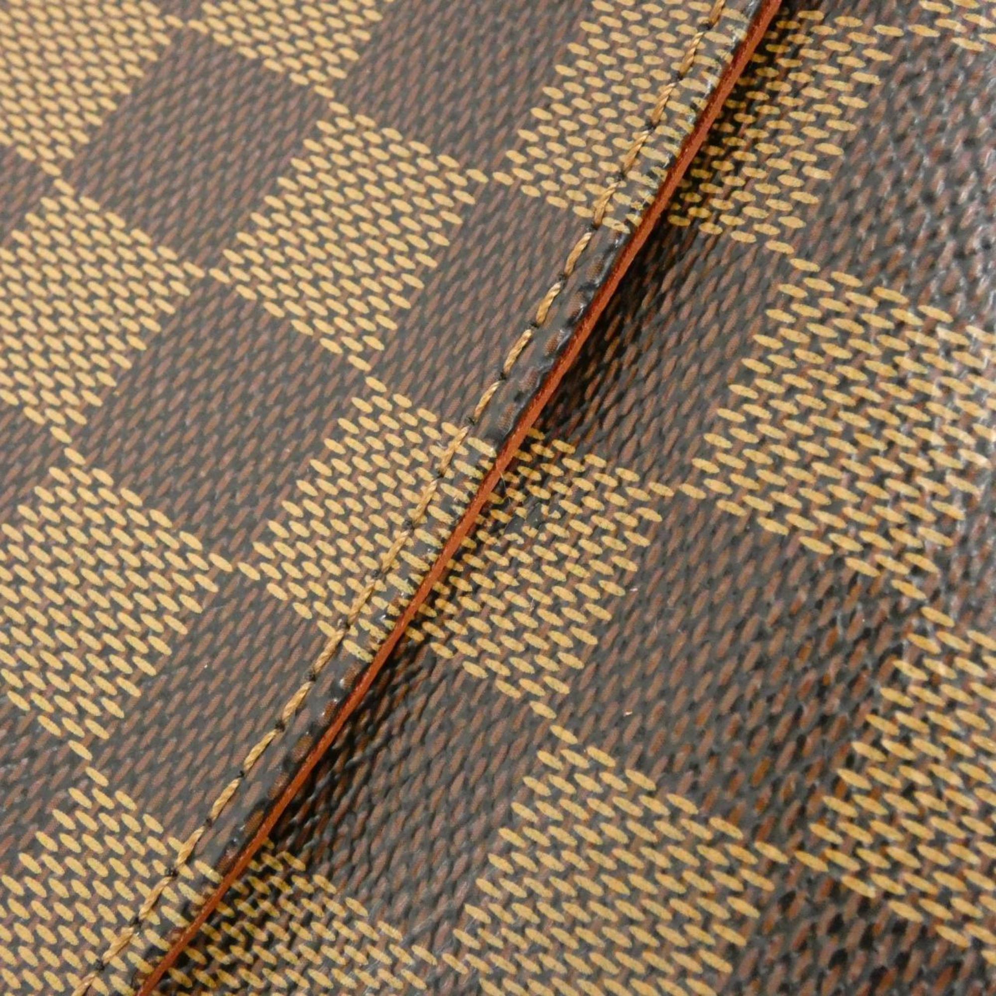 Louis Vuitton Damier Canvas Ebene Damier Canvas Shoulder Bag (Pre-Owned)