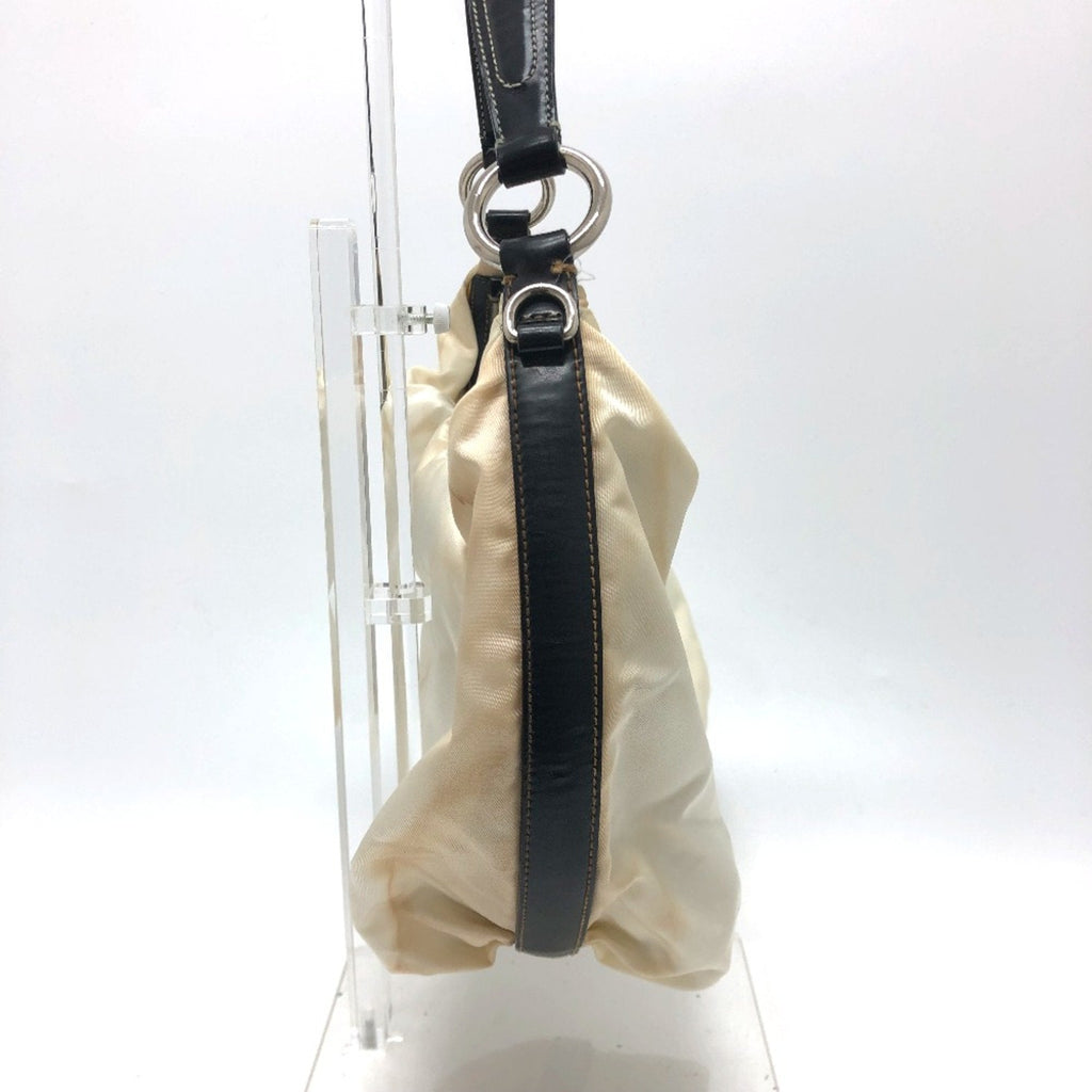 Prada White Cloth Shoulder Bag (Pre-Owned)