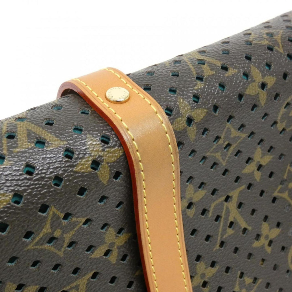 Louis Vuitton Marron Coated Canvas Shoulder Bag (Pre-Owned)