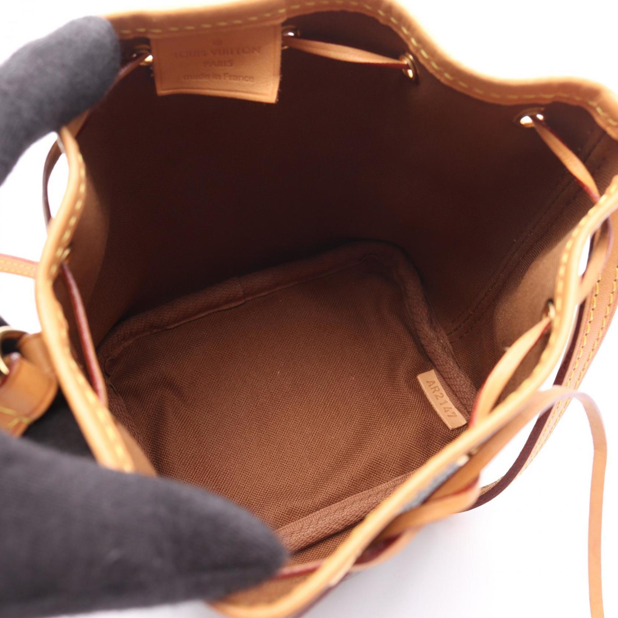 Louis Vuitton Brown Coated Canvas Shoulder Bag (Pre-Owned)