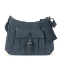 Gucci Black Gg Canvas Shoulder Bag (Pre-Owned)