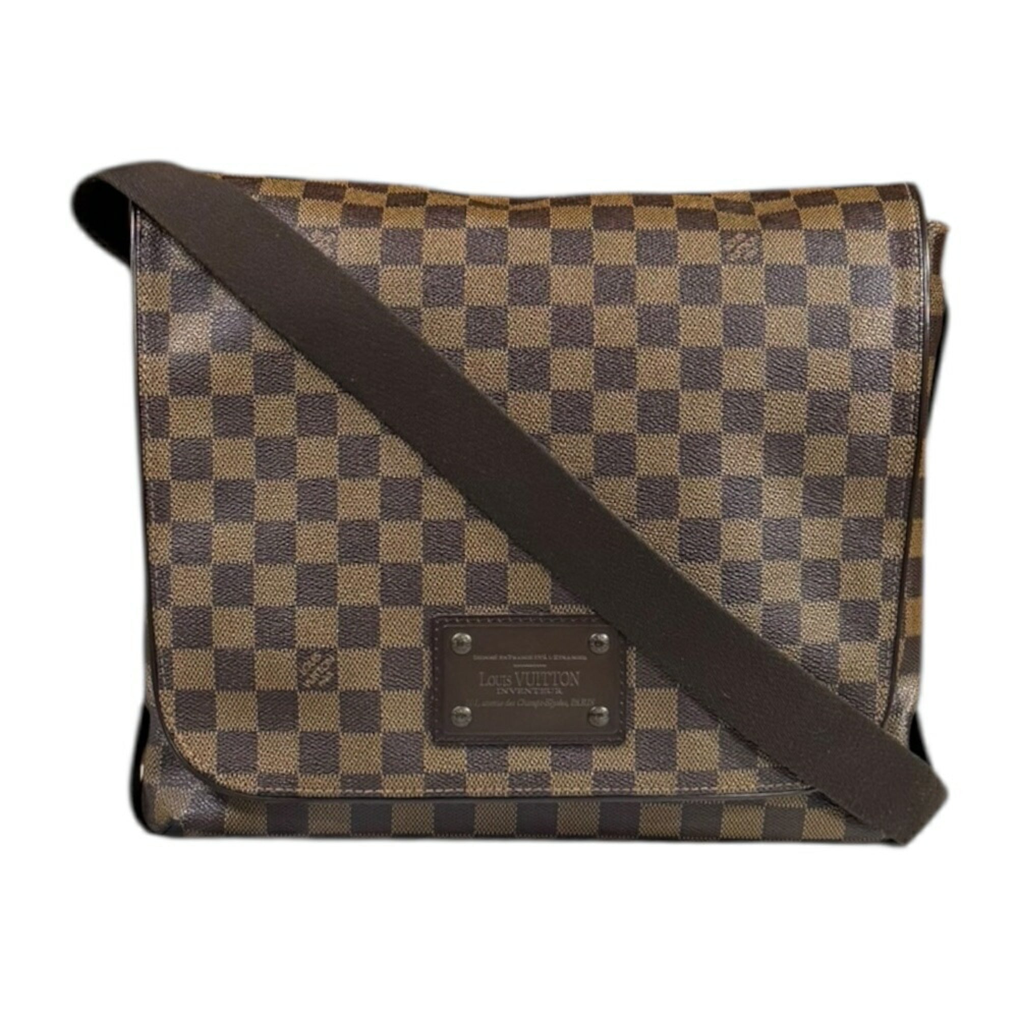 Louis Vuitton Damier Brown Damier Canvas Damier Canvas Shoulder Bag (Pre-Owned)