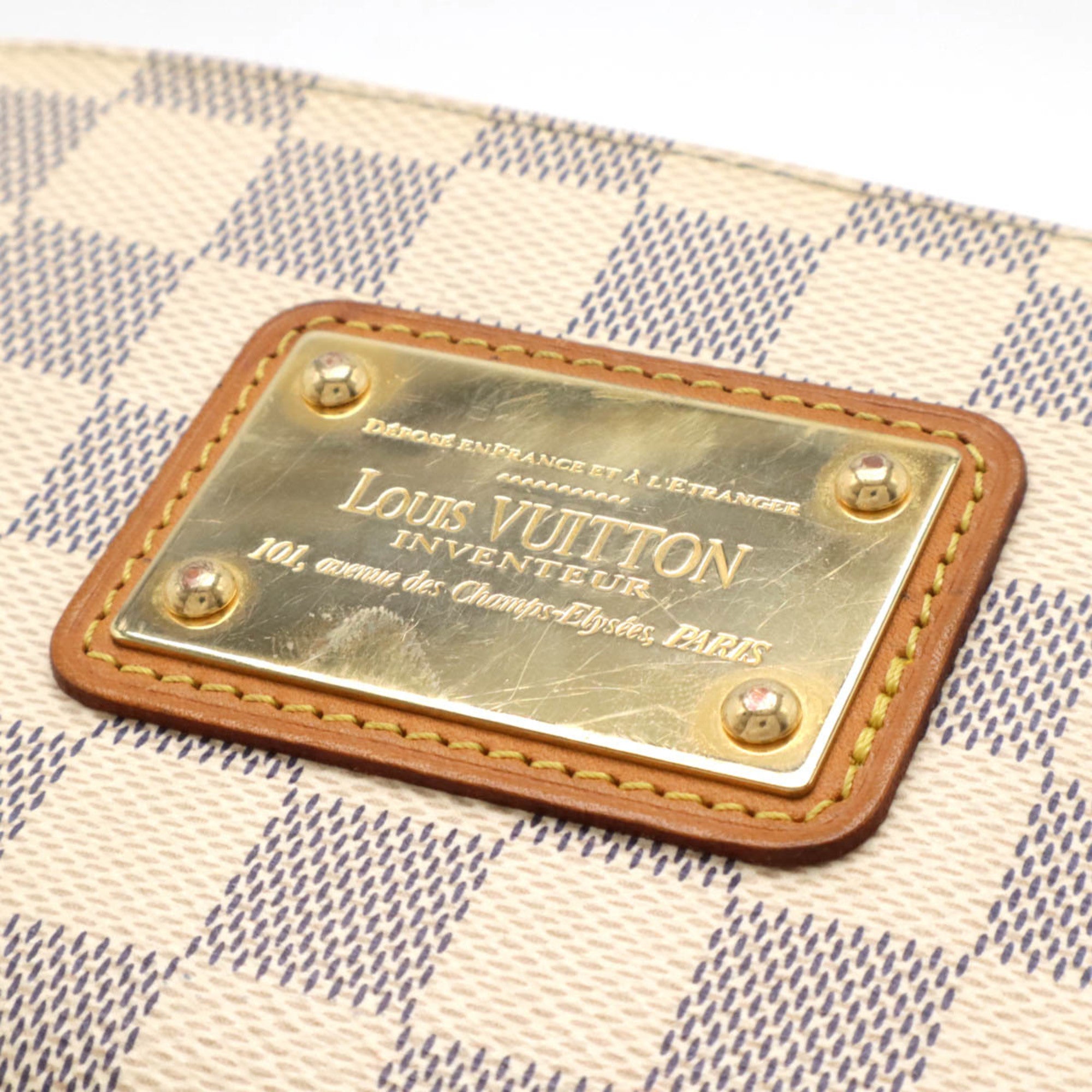 Louis Vuitton Damier Azur Ivory Pvc Shoulder Bag (Pre-Owned)