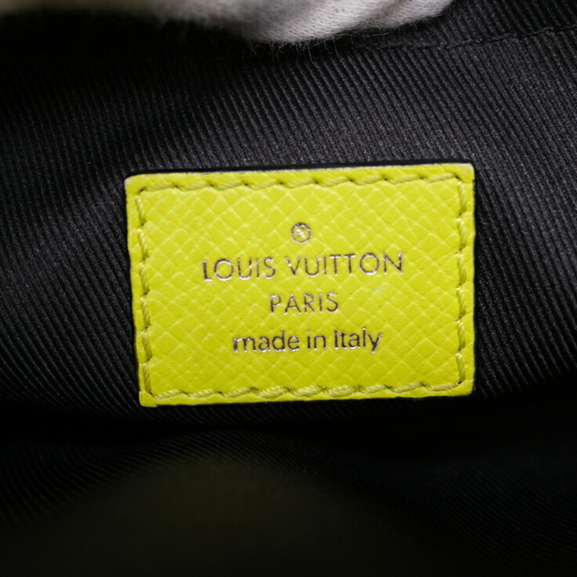 Louis Vuitton Yellow Taigarama Monogram Sling Bag (Pre-Owned)