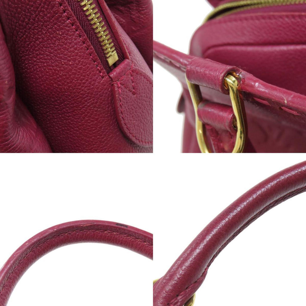 Louis Vuitton Red Color Monogram Empreinte Tote Bag (Pre-Owned)