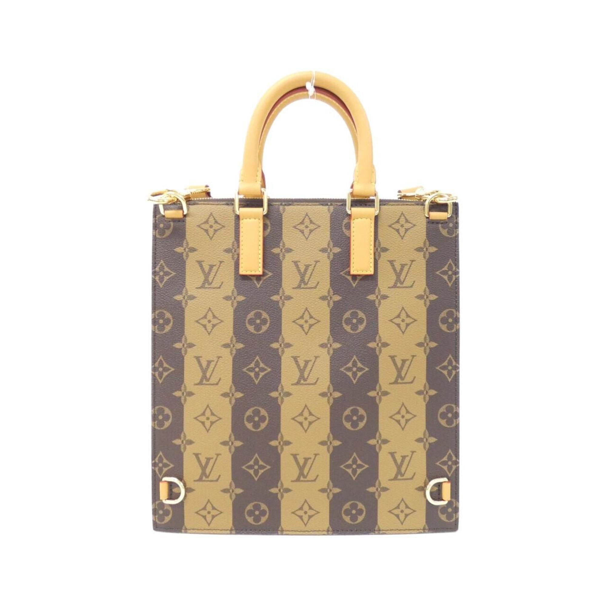 Louis Vuitton Monogram Marron Coated Canvas Handbag (Pre-Owned)