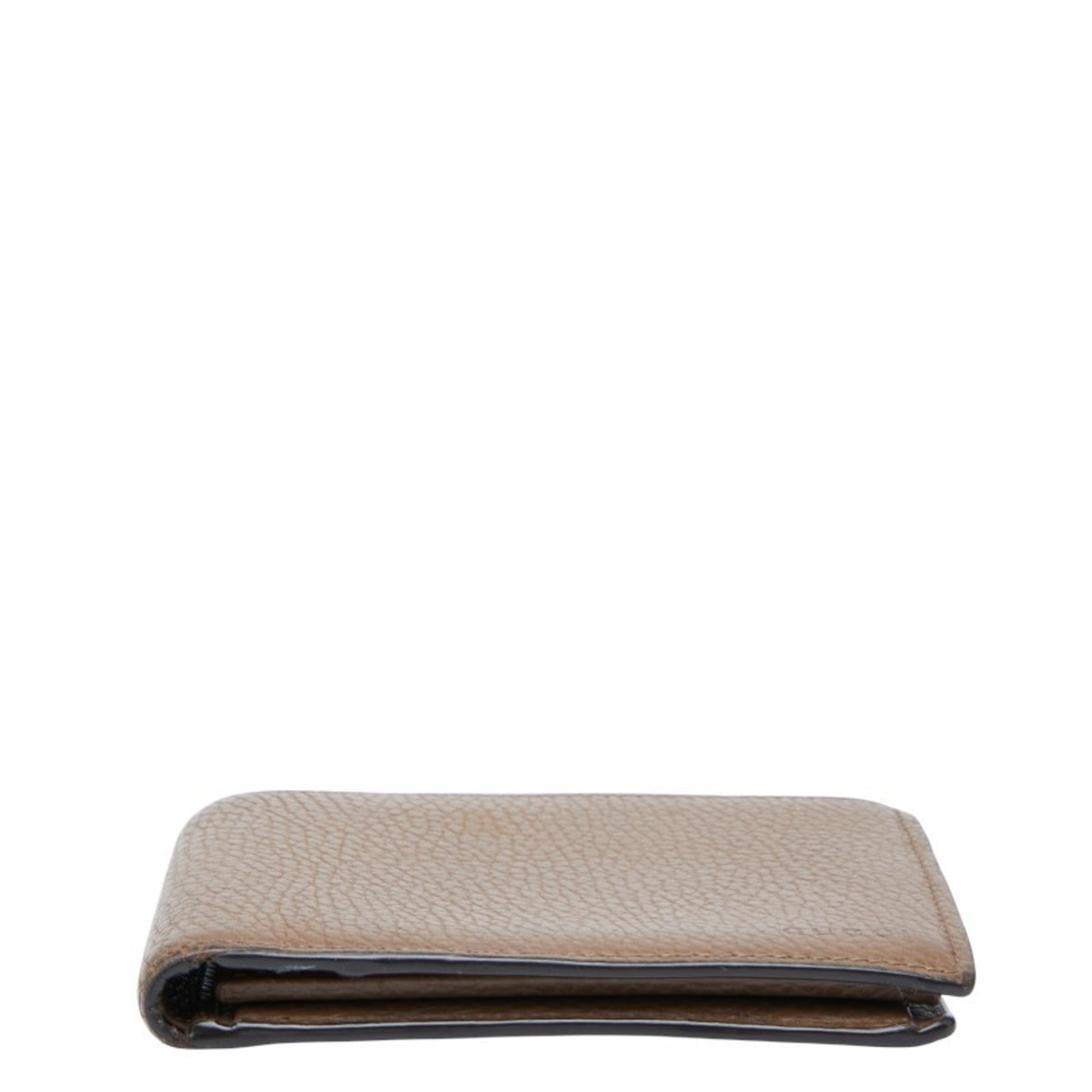 Gucci Brown Leather Wallet (Bi-Fold) (Pre-Owned)