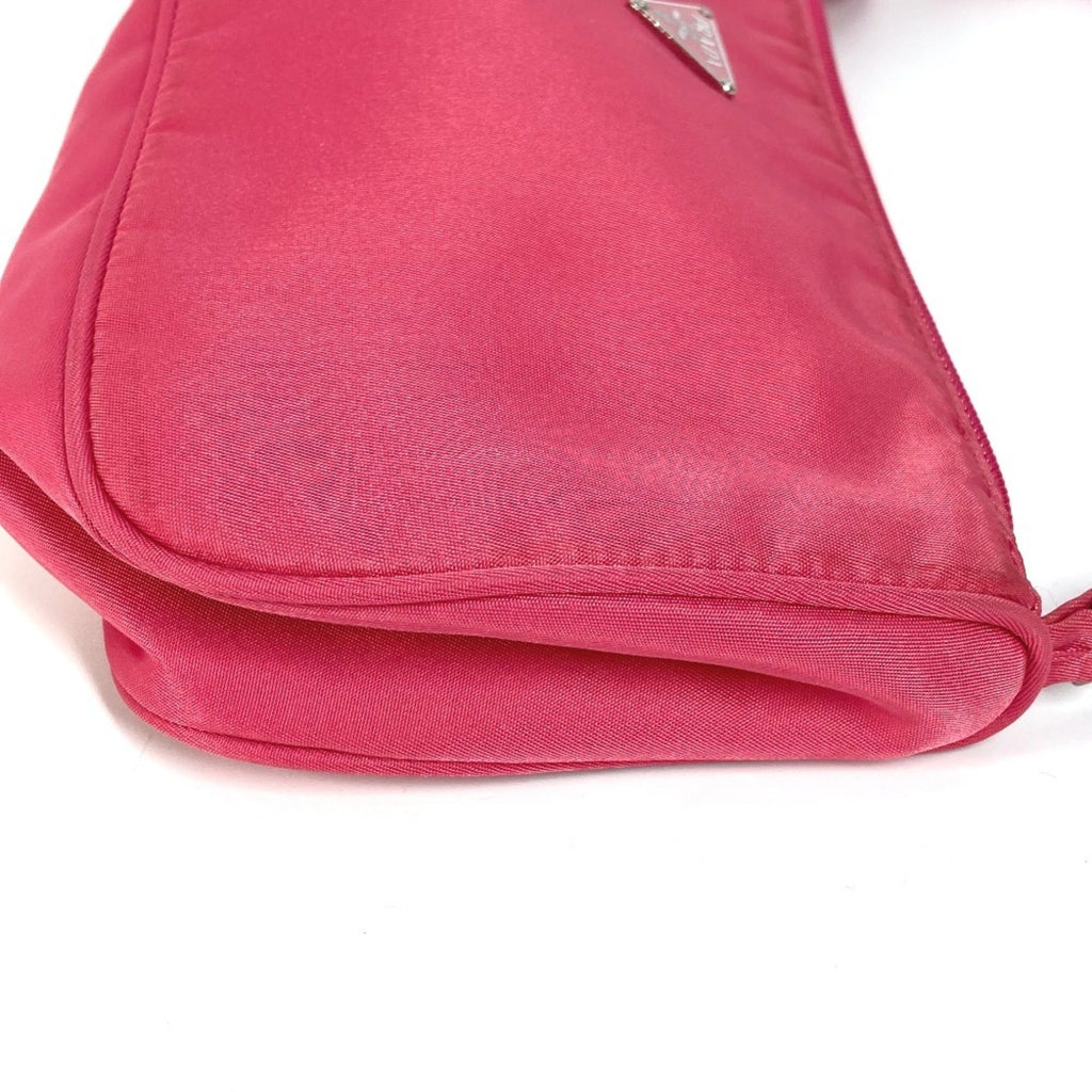 Prada Pink Nylon Handbag Shoulder Bag (Pre-Owned)