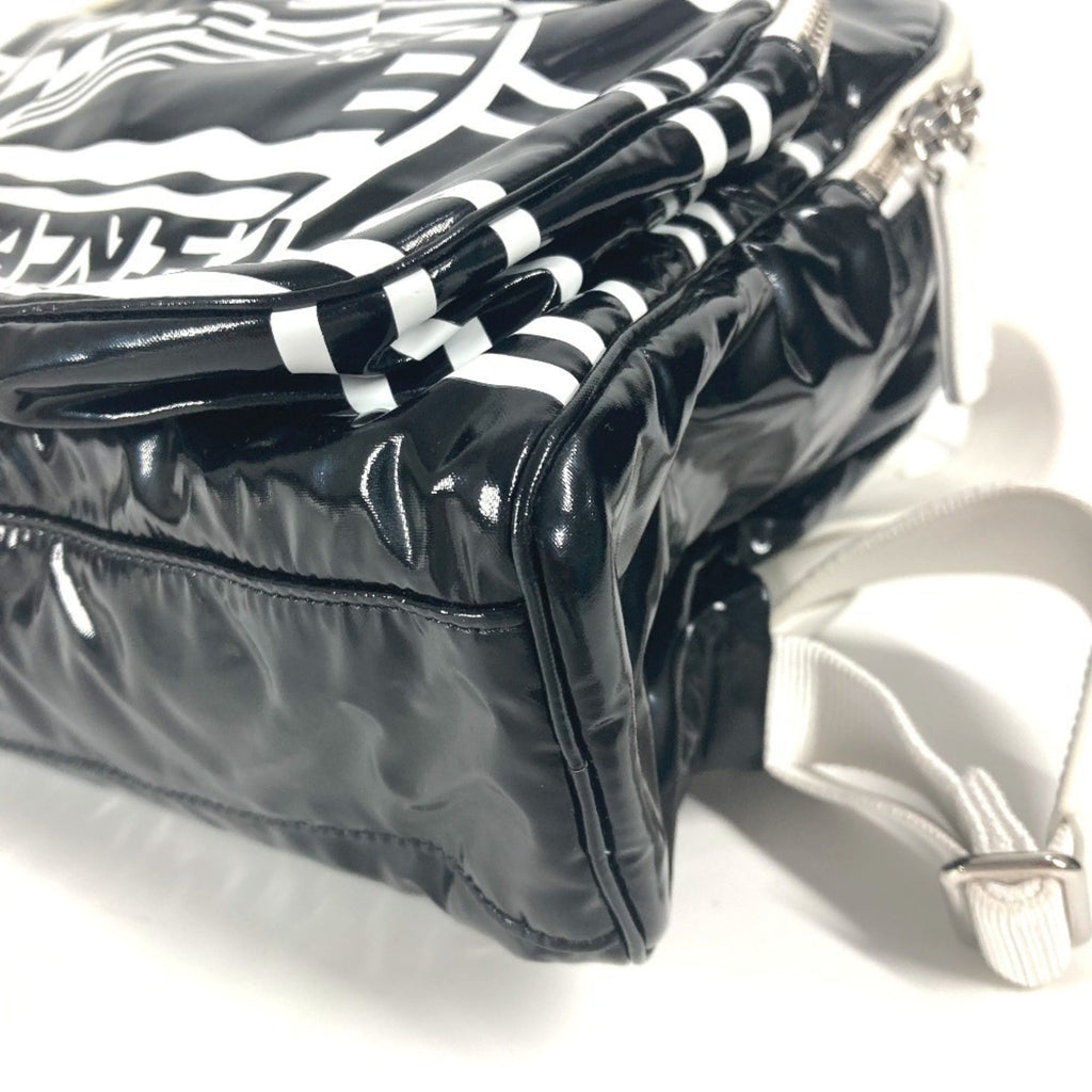 Chanel Black White Pvc Backpack (Pre-Owned)