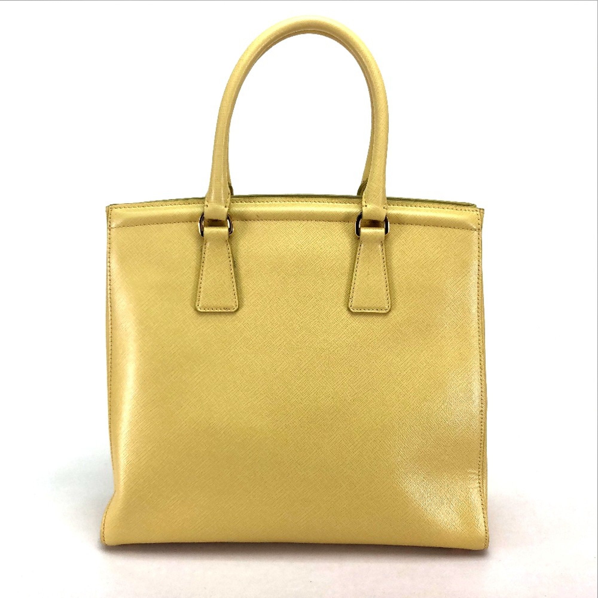 Prada Yellow Leather Handbag (Pre-Owned)