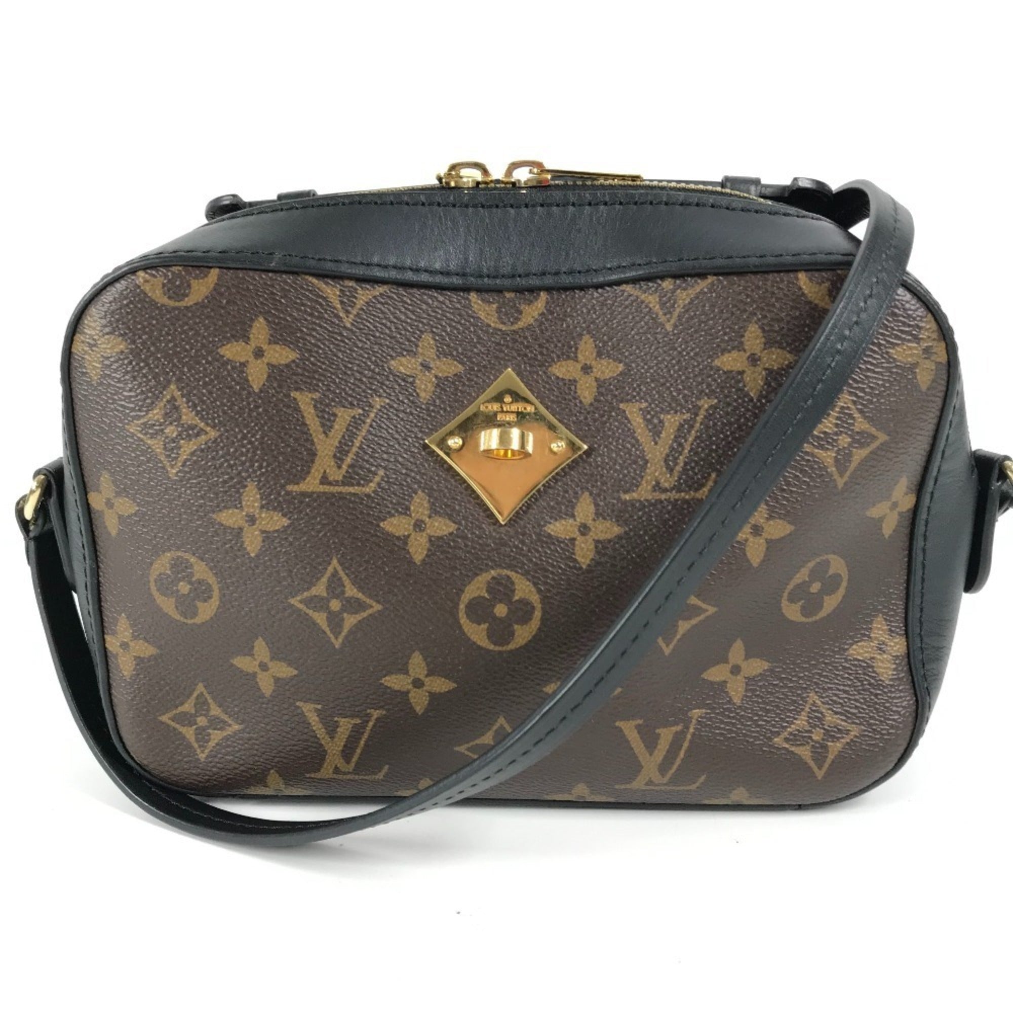 Louis Vuitton Black Brown Noir Monogram Pochette Shoulder Bag (Pre-Owned)