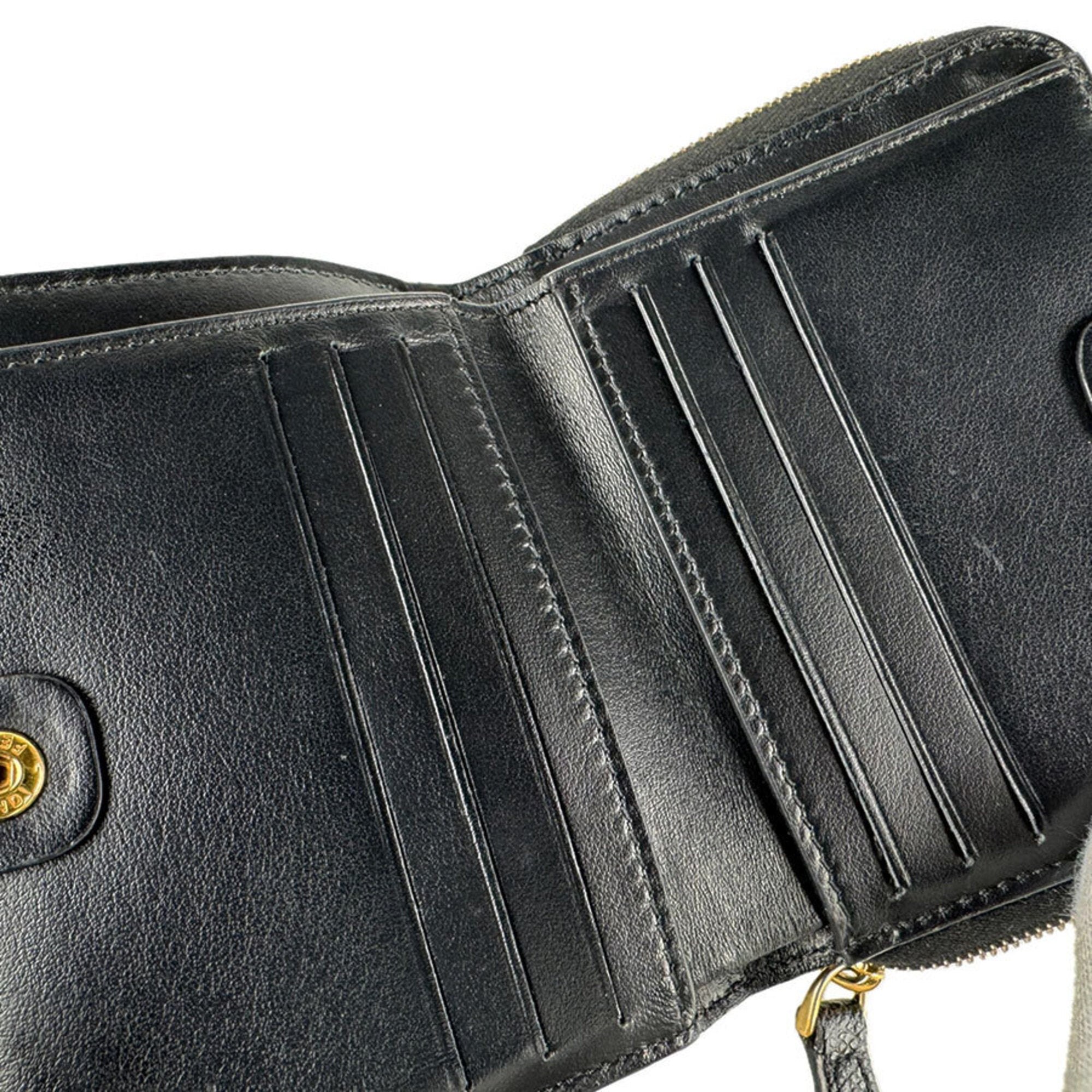 Fendi Black Leather Wallet (Bi-Fold) (Pre-Owned)