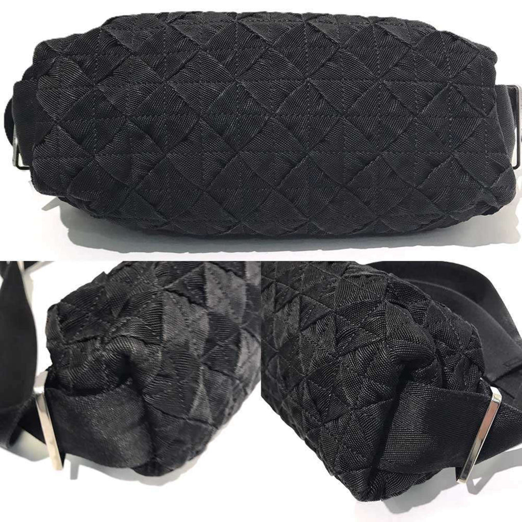 Bottega Veneta Black Intrecciato Sling Bag (Pre-Owned)