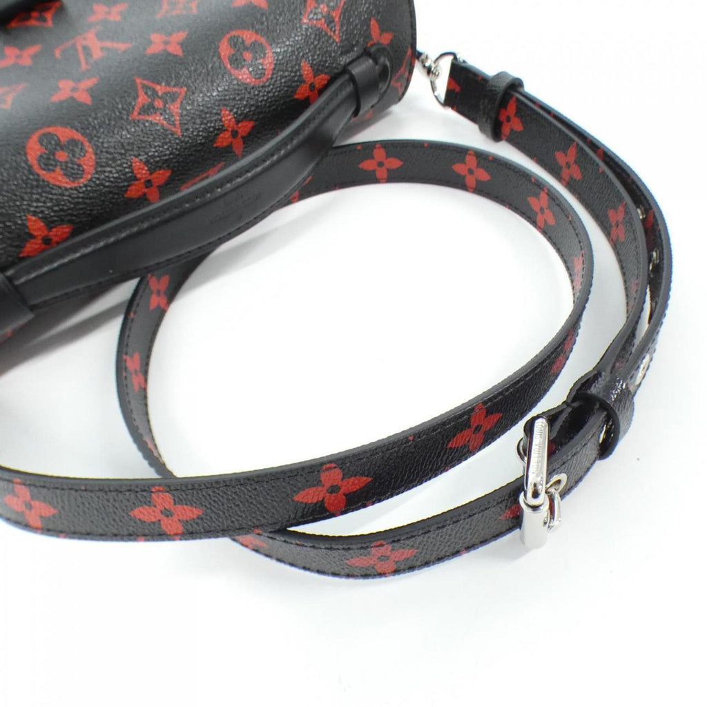 Louis Vuitton Black Rouge Coated Canvas Handbag Pochette (Pre-Owned)