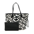 Louis Vuitton Black Monogram White Monogram Pouch Shoulder Bag Tote Bag (Pre-Owned)