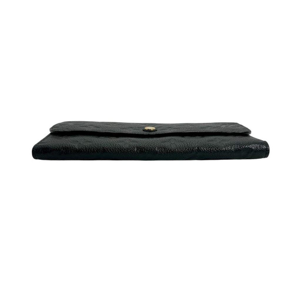 Louis Vuitton Infini Navy Monogram Empreinte Long Wallet (Tri-Fold) (Pre-Owned)