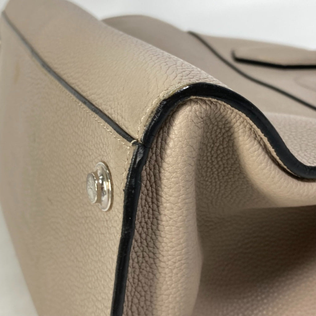 Louis Vuitton Gray Leather Handbag (Pre-Owned)
