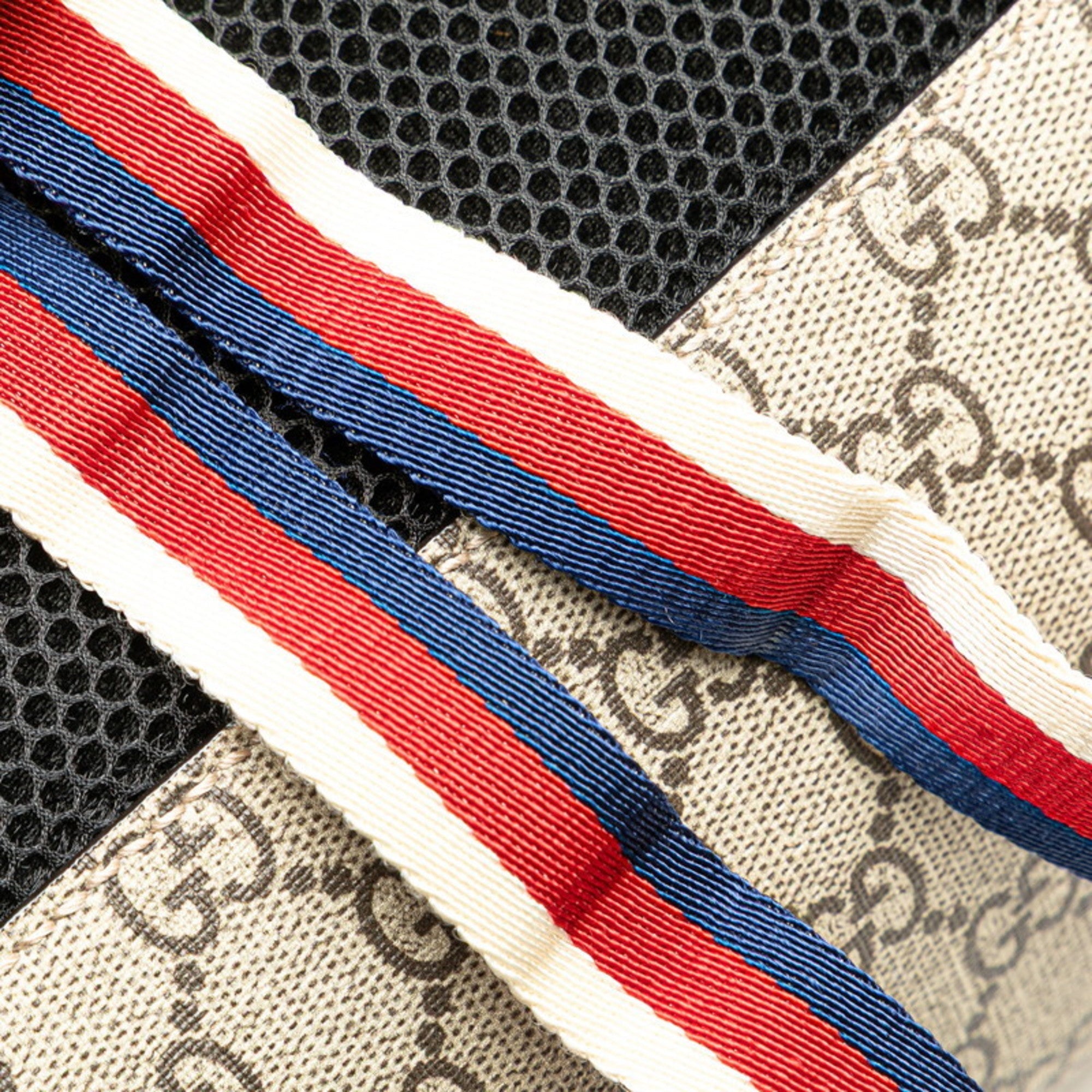 Gucci Beige Brown Multi-Color Pvc Leather Backpack (Pre-Owned)