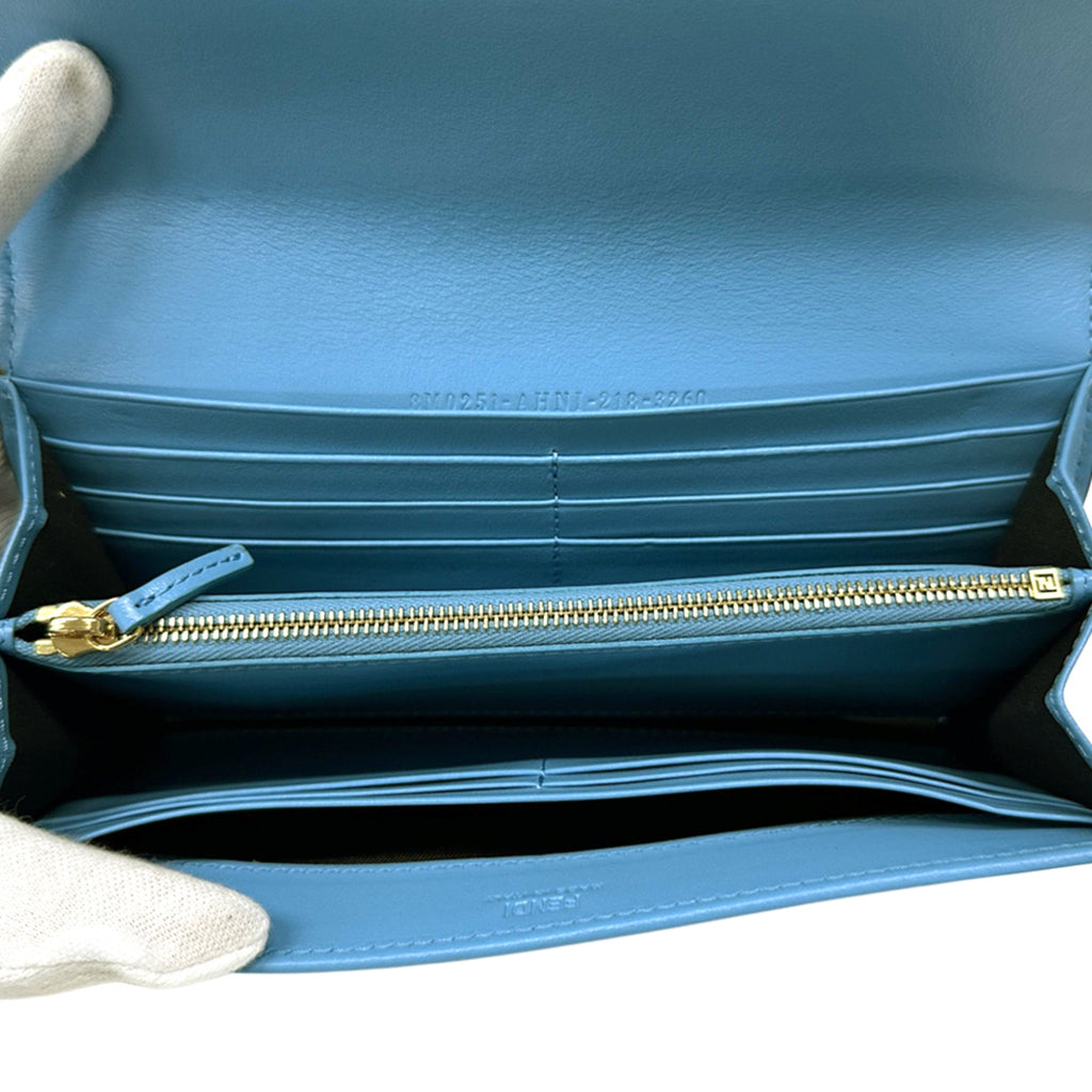 Fendi Blue Light Blue Leather (Pre-Owned)