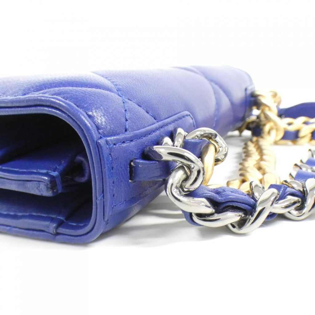 Chanel Leather Chain/Shoulder Wallet (Pre-Owned)