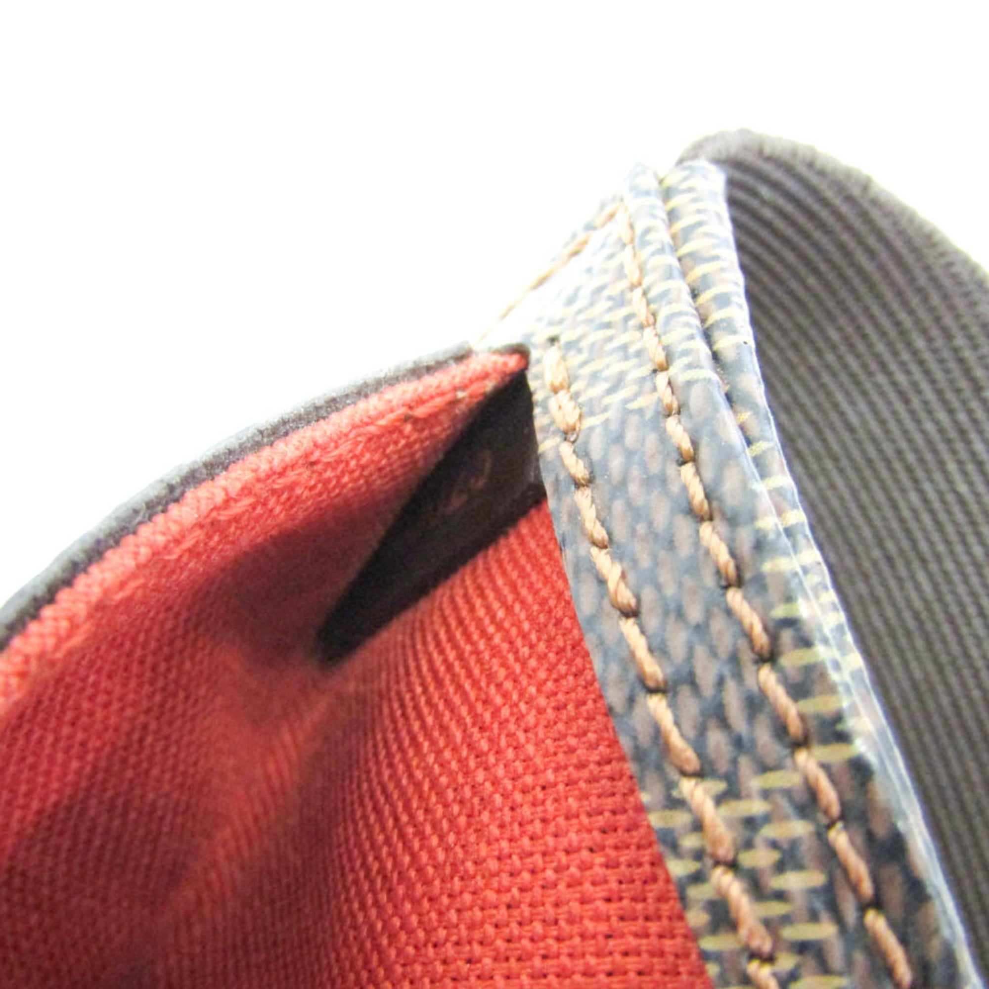Louis Vuitton Geronimos Waist Bag Damier Brown Canvas Shoulder Bag Bag (Pre-Owned)