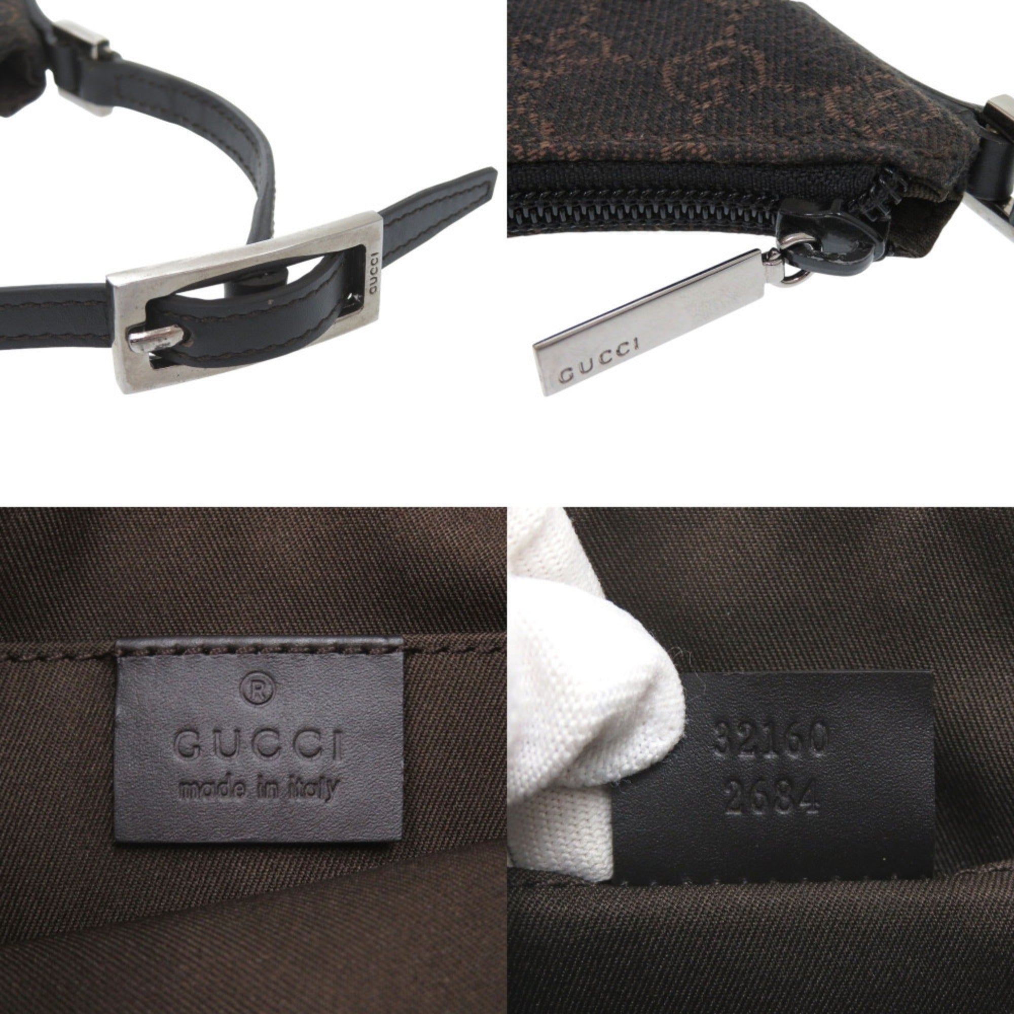 Gucci Brown Gg Canvas Handbag (Pre-Owned)