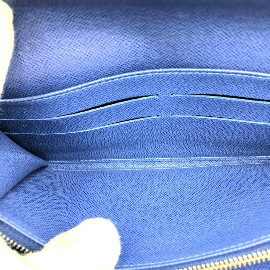 Louis Vuitton Navy Epi Leather Long Wallet (Tri-Fold) (Pre-Owned)