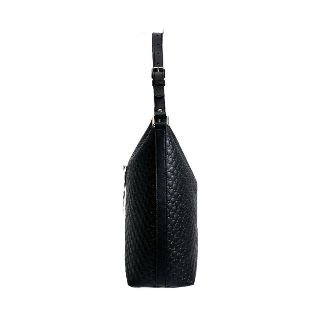 Gucci Black Leather Shoulder Bag (Pre-Owned)