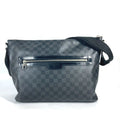 Louis Vuitton Black Damier Graphite Shoulder Bag (Pre-Owned)