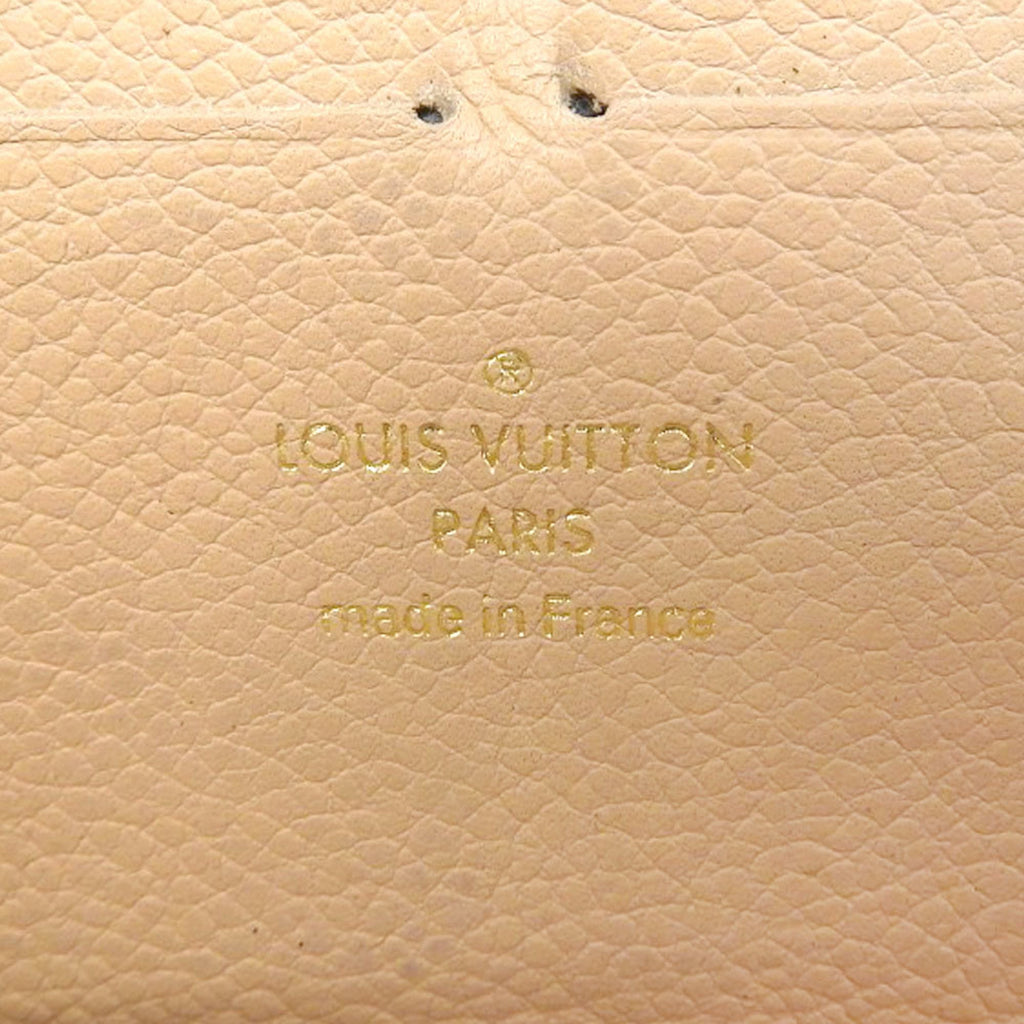 Louis Vuitton Monogram Empreinte Beige Dune Leather Long Wallet (Bi-Fold) (Pre-Owned)