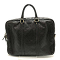 Gucci Brown Leather Briefcase Handbag (Pre-Owned)