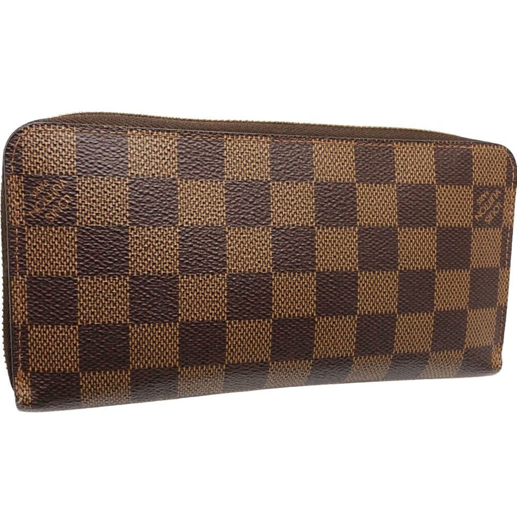 Louis Vuitton Damier Canvas Ebene Canvas Long Wallet (Bi-Fold) (Pre-Owned)