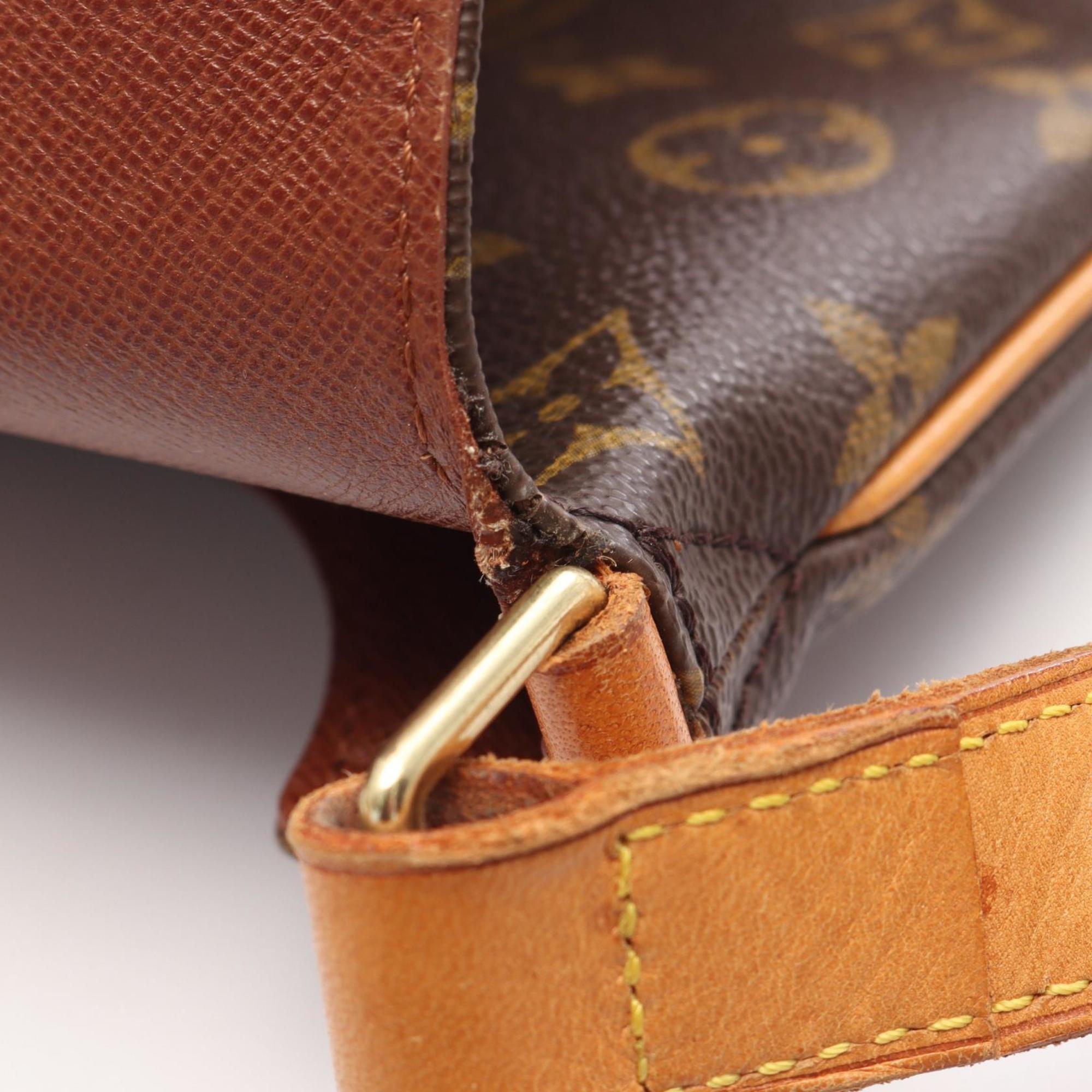 Louis Vuitton Brown Coated Canvas Pvc Leather Shoulder Bag (Pre-Owned)