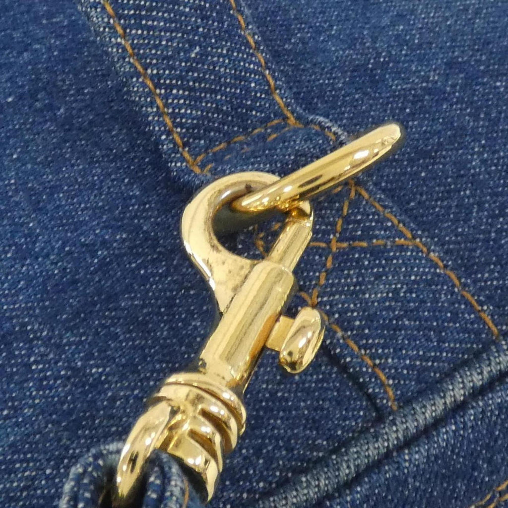 Chanel Blue Denim Handbag (Pre-Owned)