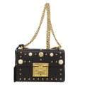 Gucci Black Leather Shoulder Bag (Pre-Owned)