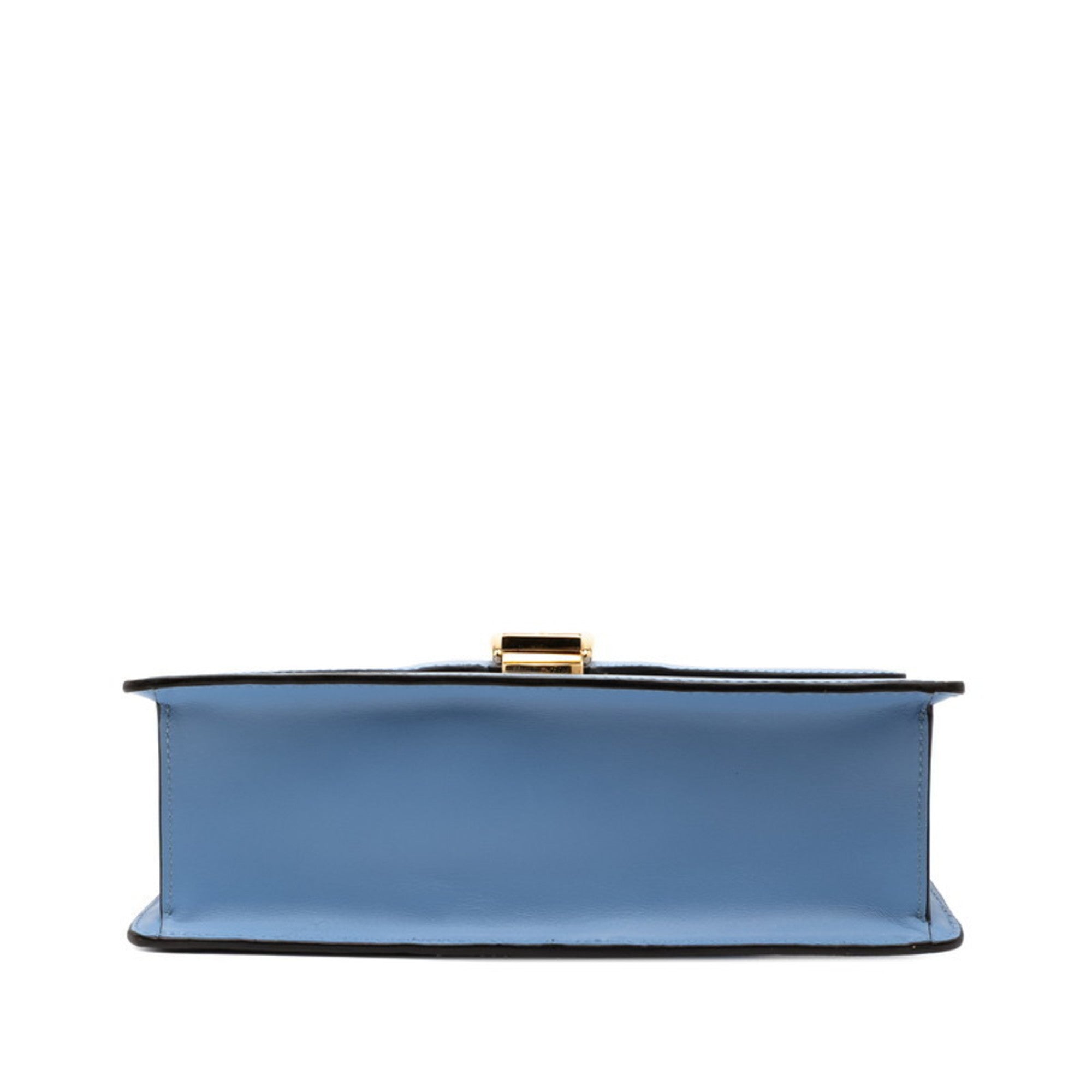 Gucci Blue Leather Shoulder Bag (Pre-Owned)