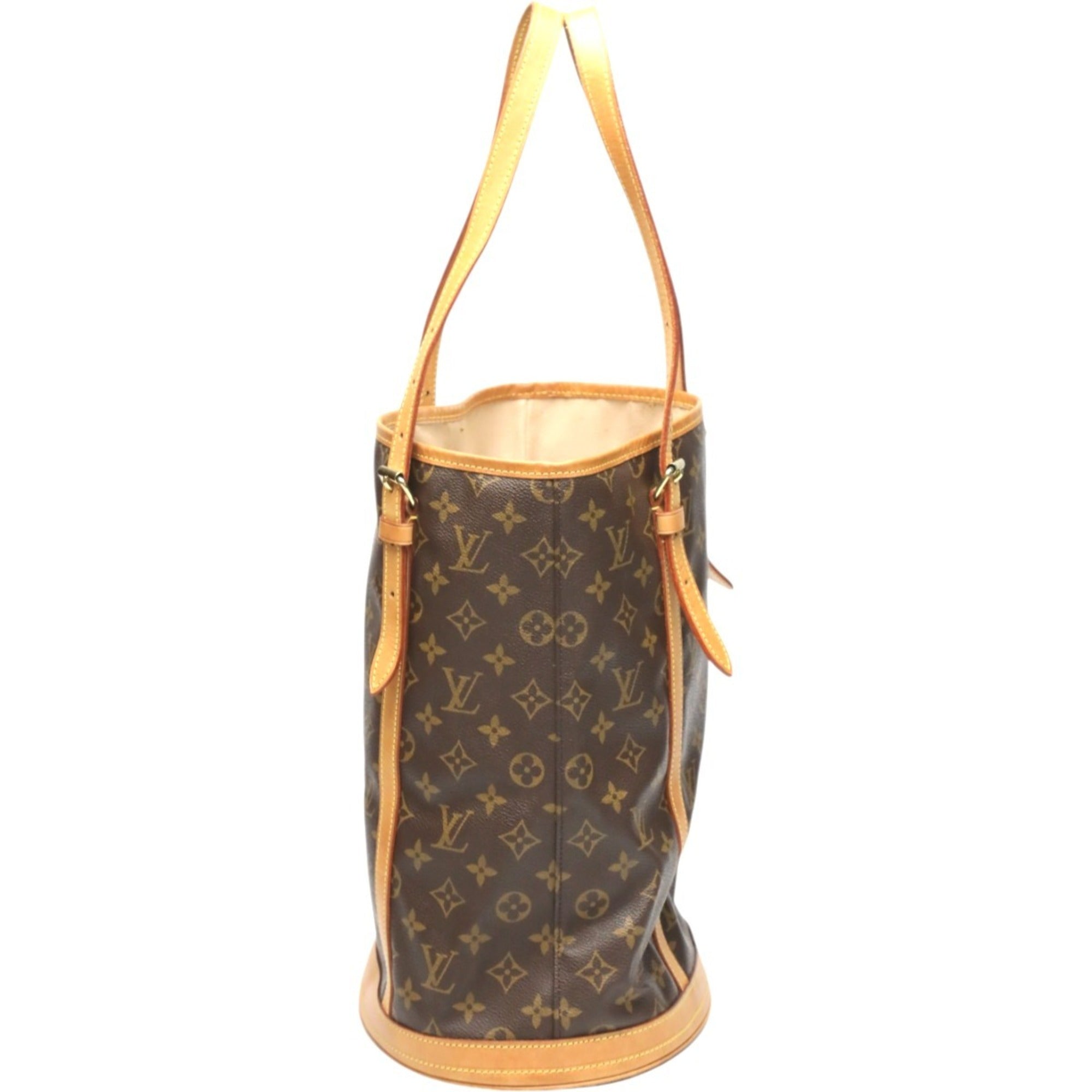 Louis Vuitton Brown Monogram Canvas Shoulder Bag Tote Bag (Pre-Owned)