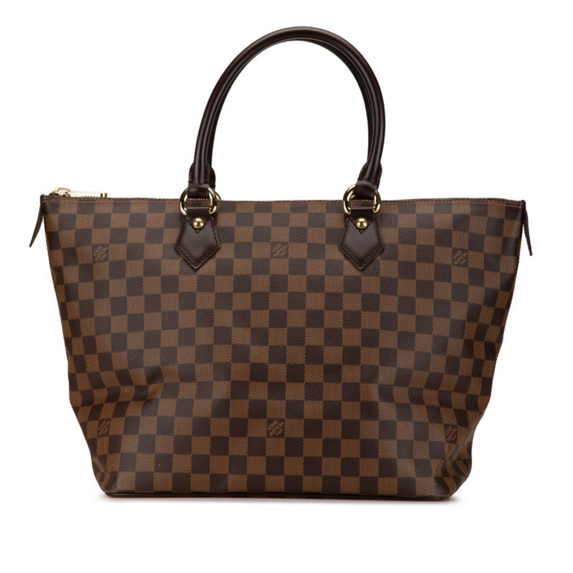 Louis Vuitton Brown Pvc Leather Handbag Shoulder Bag (Pre-Owned)