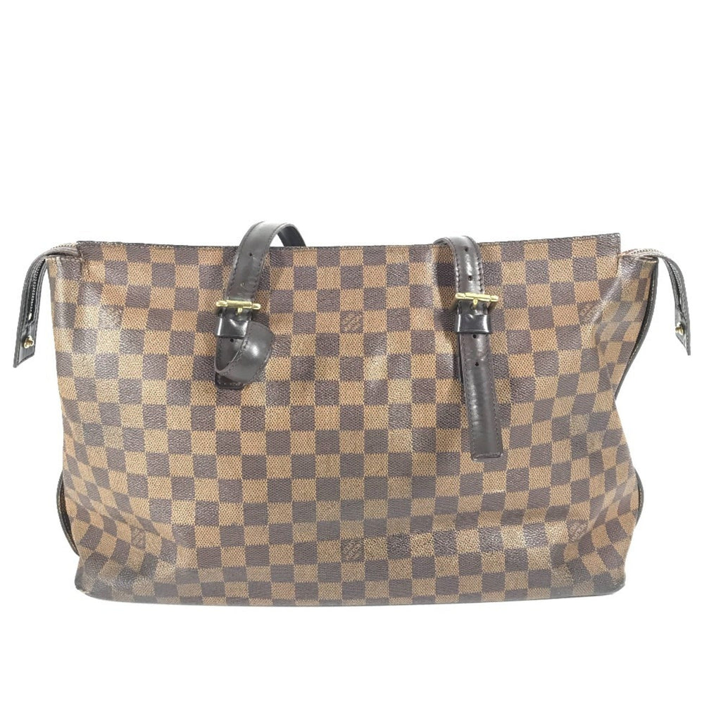 Louis Vuitton Brown Damier Canvas Shoulder Bag Tote Bag (Pre-Owned)