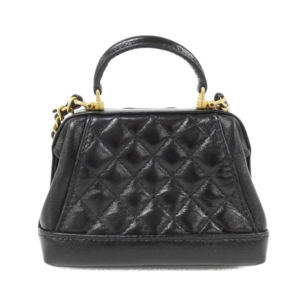 Chanel Black Leather Shoulder Bag (Pre-Owned)