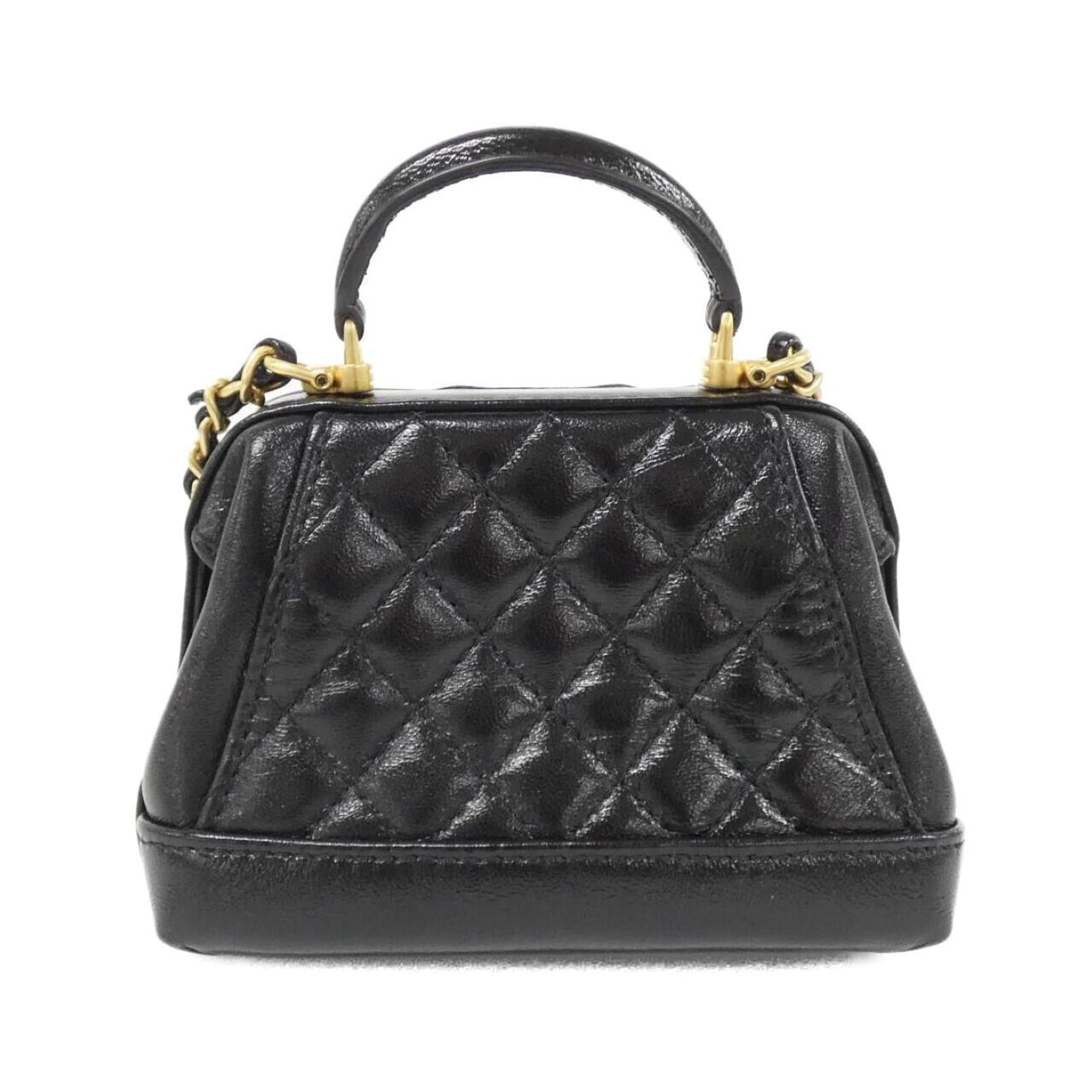 Chanel Black Leather Shoulder Bag (Pre-Owned)