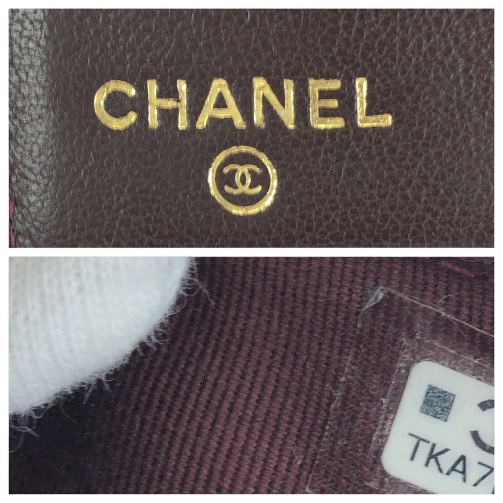 Chanel Matelasse Black Leather Wallet (Bi-Fold) (Pre-Owned)