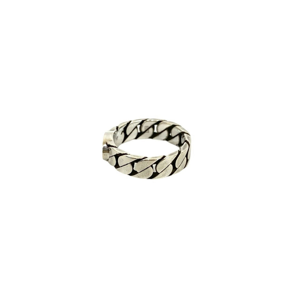 Gucci Silver Pink Silver 925 Band Ring (Pre-Owned)