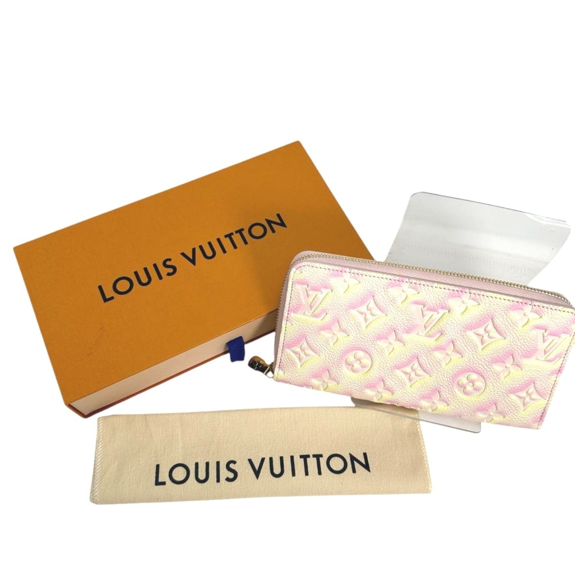 Louis Vuitton Monogram Empreinte Pink Monogram Empreinte Long Wallet (Bi-Fold) (Pre-Owned)