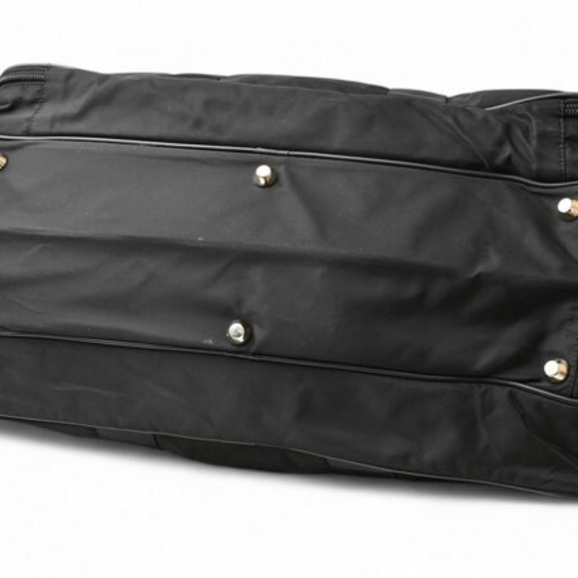 Prada Black Nero Nylon Boston Bag Shoulder Bag (Pre-Owned)