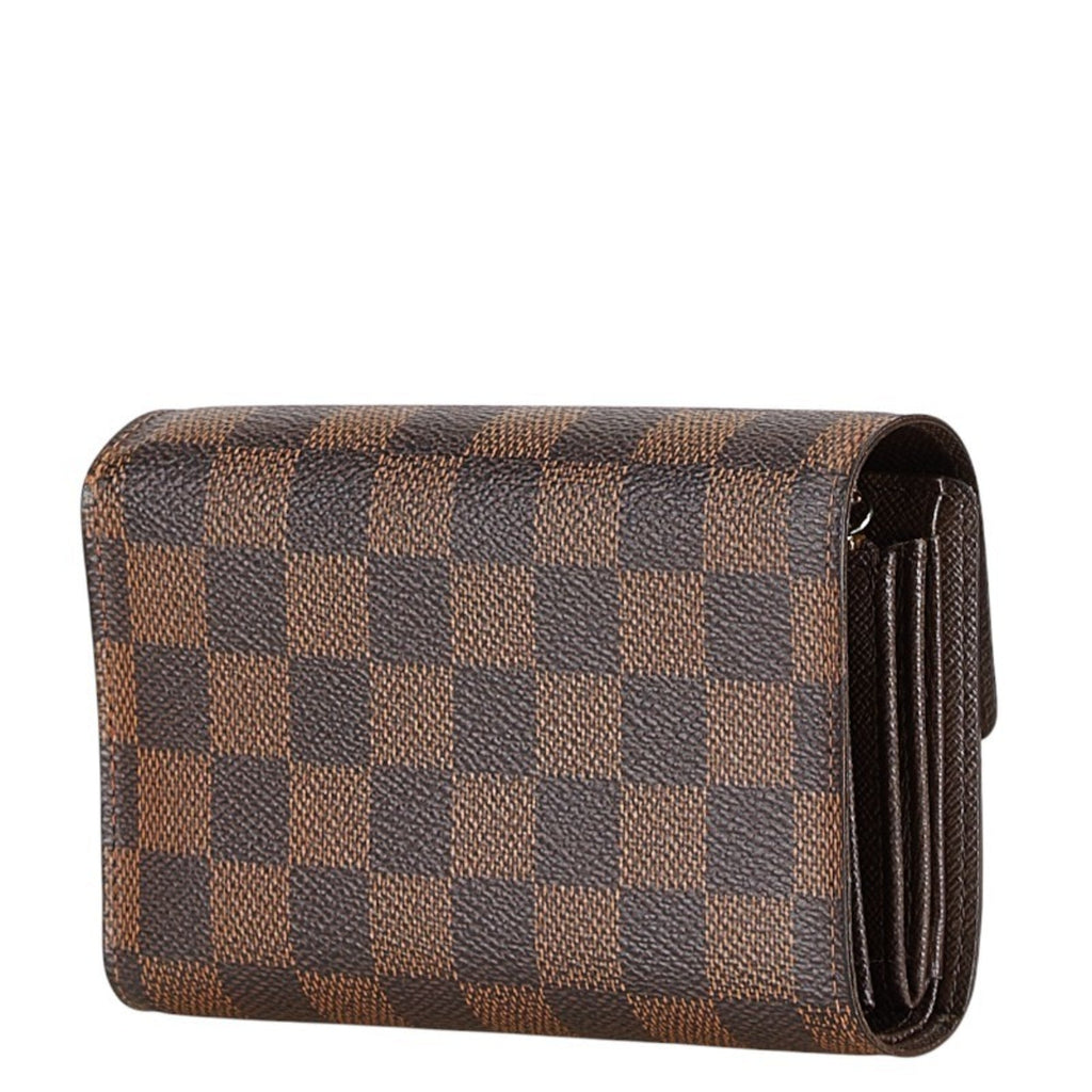 Louis Vuitton Damier Brown Pvc Wallet (Tri-Fold) (Pre-Owned)