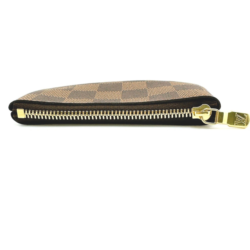 Louis Vuitton Damier Brown Damier Canvas Damier Canvas Coin Purse/Coin Case (Pre-Owned)