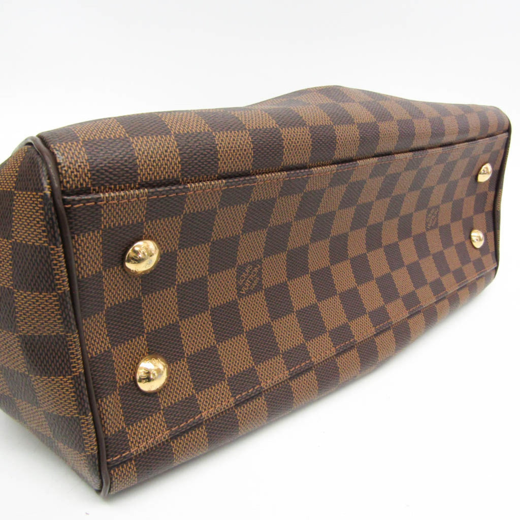 Louis Vuitton Damier Ebene Damier Canvas Handbag Shoulder Bag (Pre-Owned)
